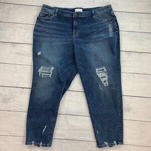 Lane Bryant Jeans 20 Signature Fit Boyfriend Flex Magic Waist Inseam 27.5"  New